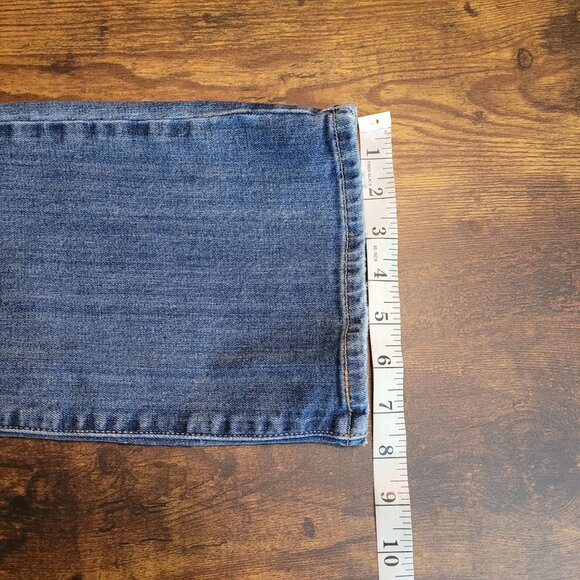 Levi's Jeans Size 6 Bootcut 515 Mid Rise Button Flaps Ripped Stretch Western - Picture 9 of 10